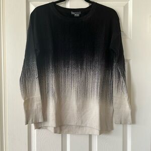 Vince Black/Cream Ombré Sweater in XS